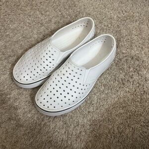 Native Women's White Slip-On Shoes